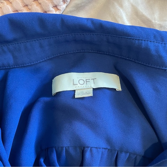Loft Blue Button Down - Picture 2 of 2